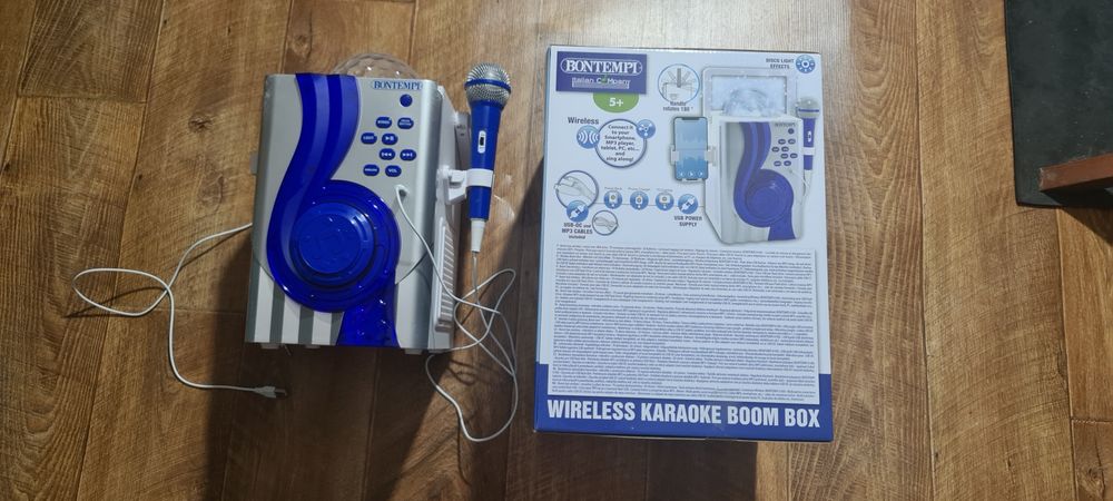 Jucarii:Sandale nr 29, Boxa Karaoke, Mașinuța Politie, Set construcție