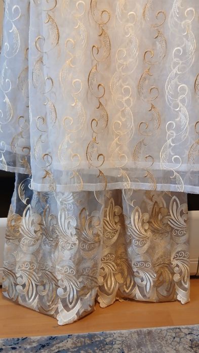 Perdea din mătase organsa