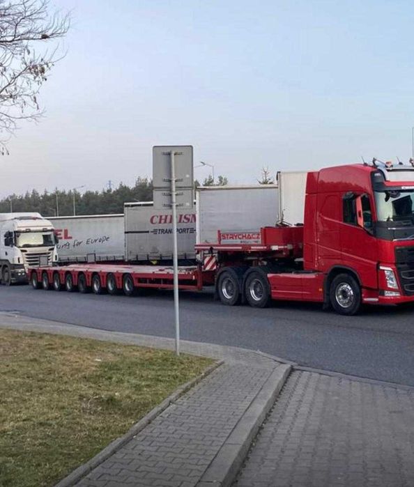 услуги трала и площадок  17.5 метровые .