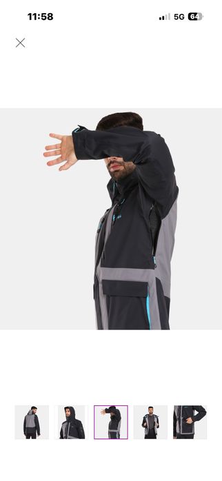 Ски яке (hardshell) KILPI (носено два пъти)