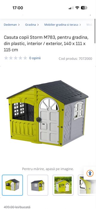 Căsuță pentru copii
