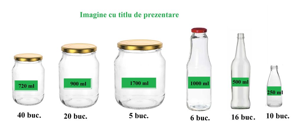 Borcane, sticle - 97 bucati (bonus borcanele adunate dupa numaratoare)