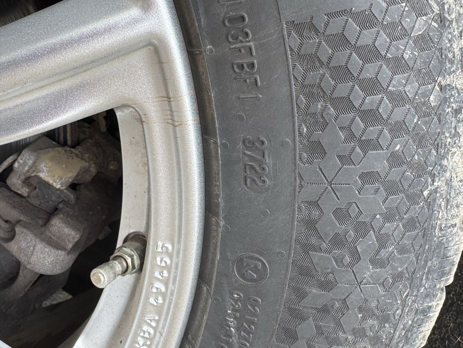 Jante Aliaj 17” 5x112 Audi/ Skoda/ VW/ Seat si anvelope Continental 215/65/17 99H