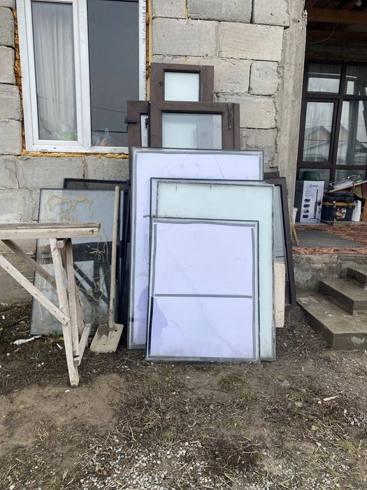 Продам стеклопакет, пластик перегородки