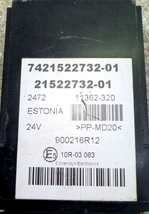 20739680 Unitatea de control a cutiei de viteze STONERIDGE ELECTRONICS B5LH, B0E (2008-) VOLVO