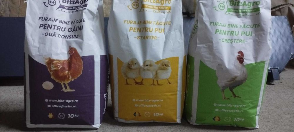 Porumb, Uruiala, Amestec boabe, Mazare, Spartura,  Cereale ambalate