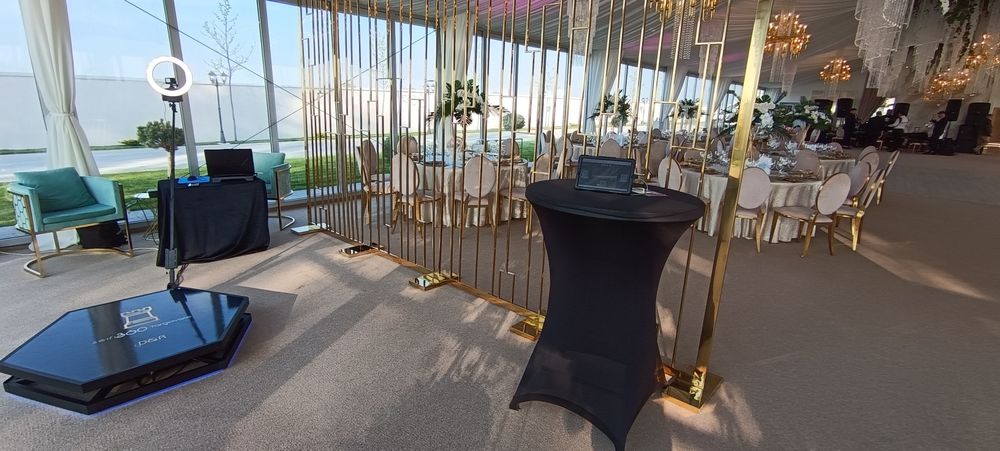 Masina baloane fum Selfie 360 Cabina Foto Oglinda Fum Greu Cigar Bar