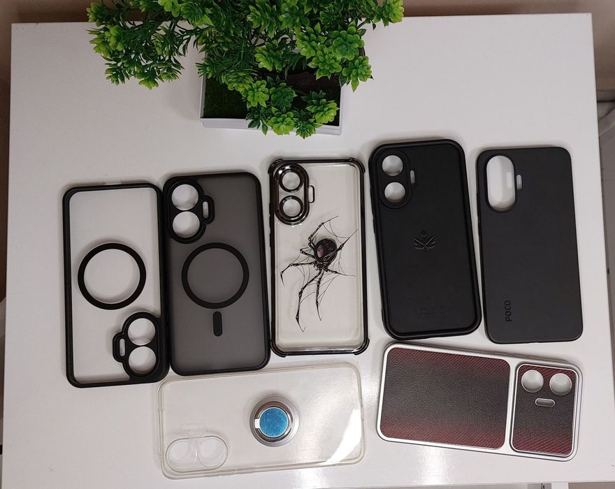 POCO F7 12/256GB Silver • Гаранция 11.2027 • Като нов + калъфи