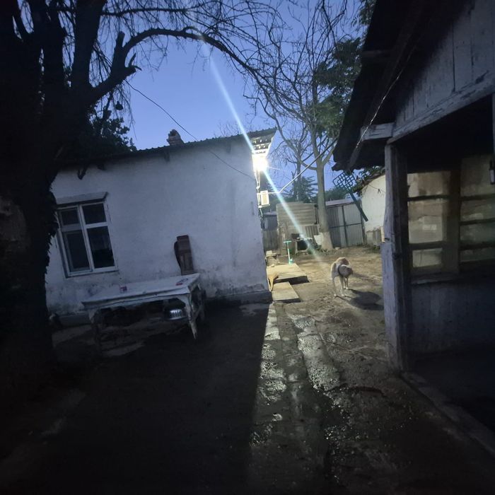 Объединенные 2 квартиры барачного типа, с большим участком