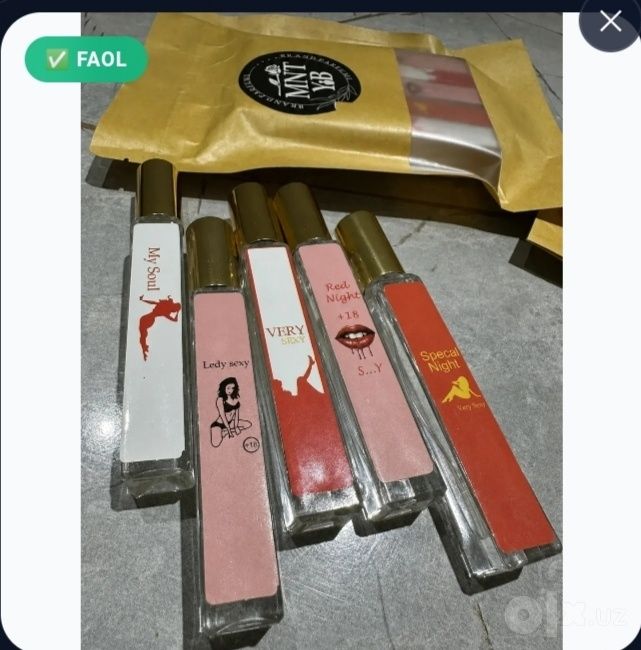 Feramon lip gloss 5 talik toplam