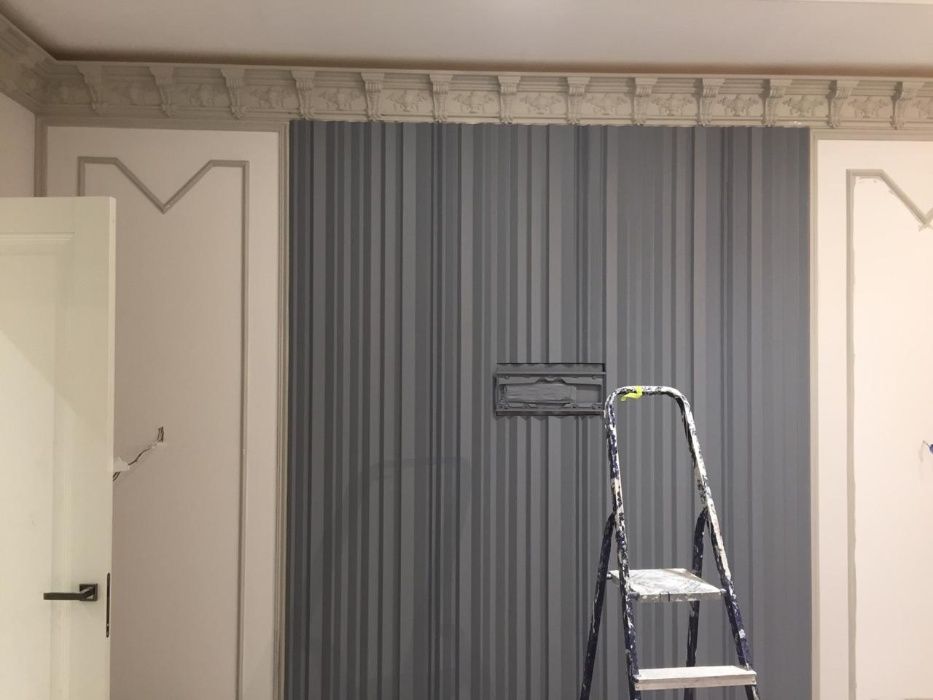 Покраска стен, поклейка обоев, галтелей, покраска стен потолков ...