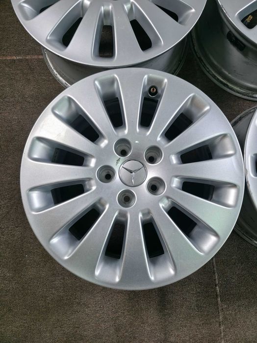 4 Jante Aliaj 5x108 16'' OEM Mercedes Citan W415 / Renault Kangoo 6.5J ET 44 + Senzori Presiune OEM !