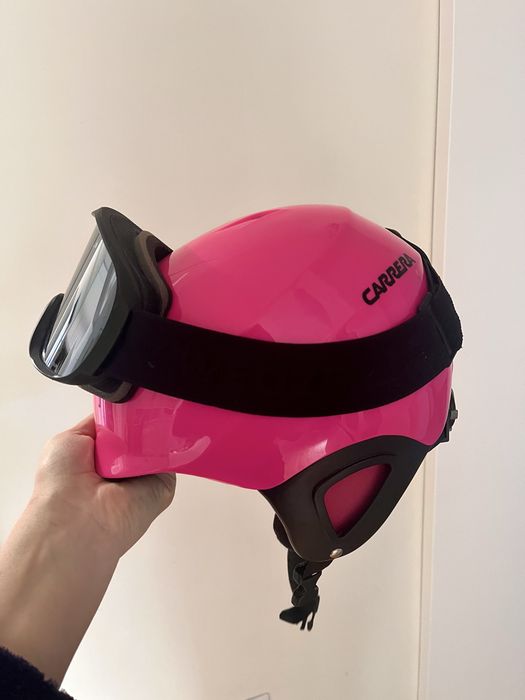 Casca ski cu ochelari