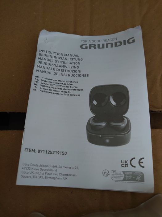 Bluetooth слушалки Grundig