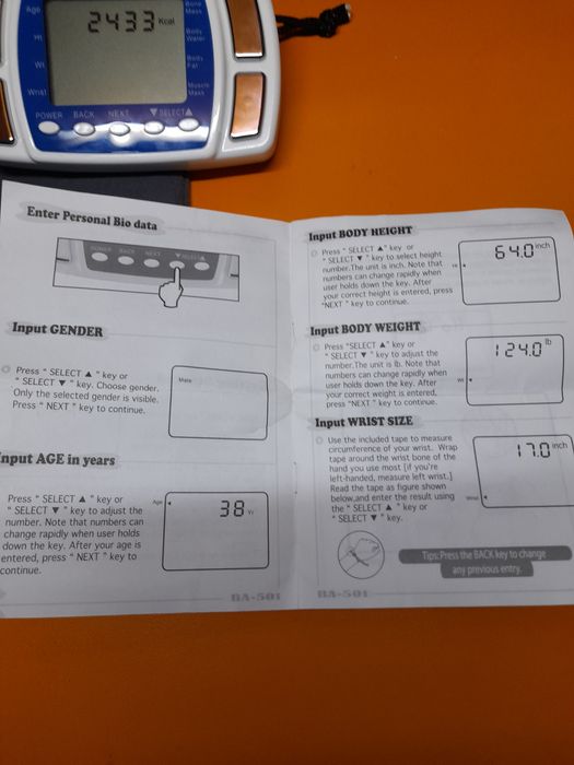 Боди анализатор за тегло и др.