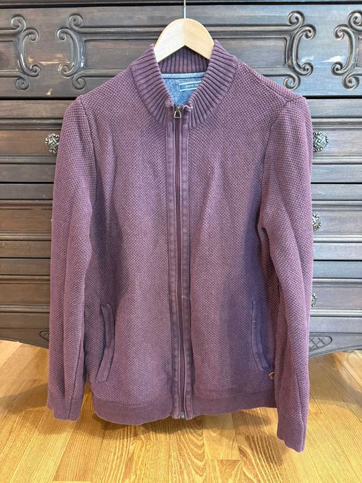 Pulover maroniu Pierre Cardin