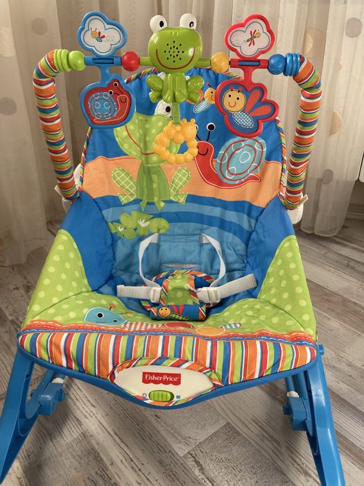 Бебешки шезлонг 3 в 1 Fisher price