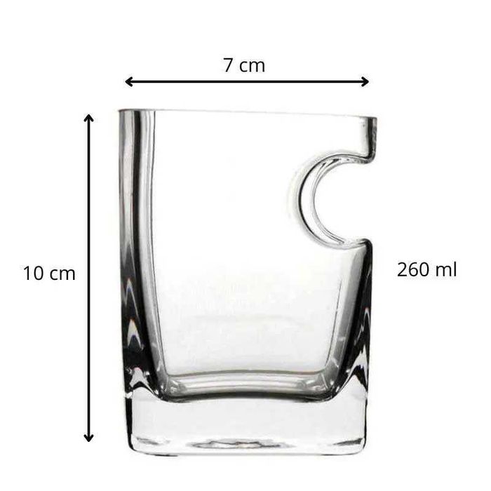 Луксозна чаша за уиски с място за пура