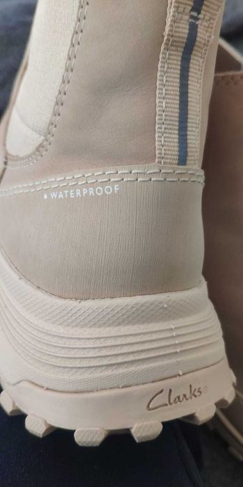 OFERTA! Botine /Ghete Clarks Atl Trek Up din piele,waterproof.