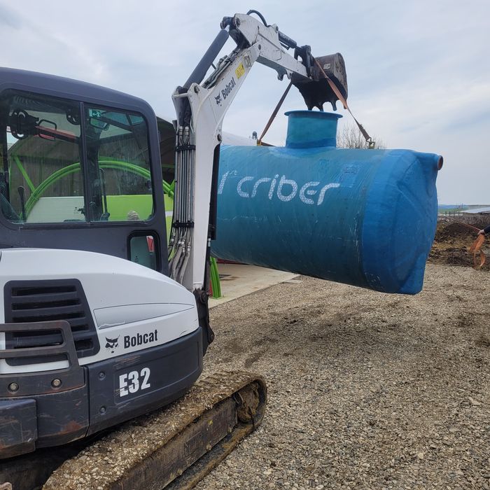 Fose Fosa septica  ecologica Fibra de sticla  Montaj  Fosa  septica