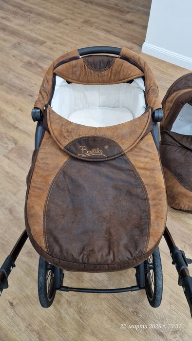 Коляска Ballila коричневая