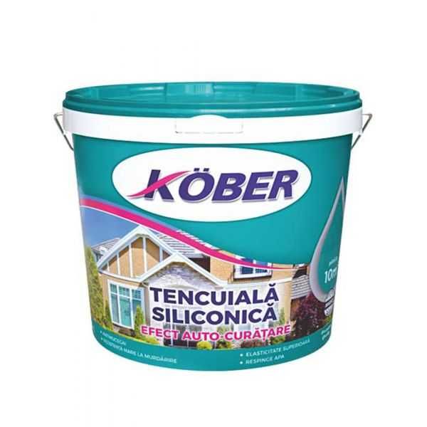 Kober - Tencuiala decorativa siliconica, cu efect de auto-curatare