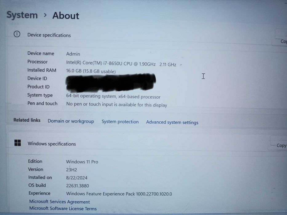 HP LAPTOP 840G i7 Used 16GB RAM