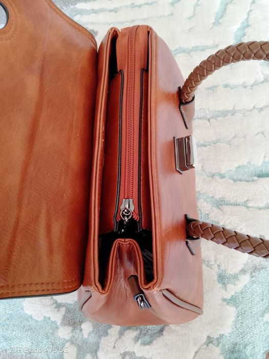 Geanta poseta dama piele naturala noua