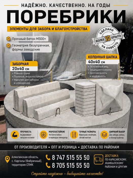 Жби кольца , поребрики/бордюр/накрыв элементы