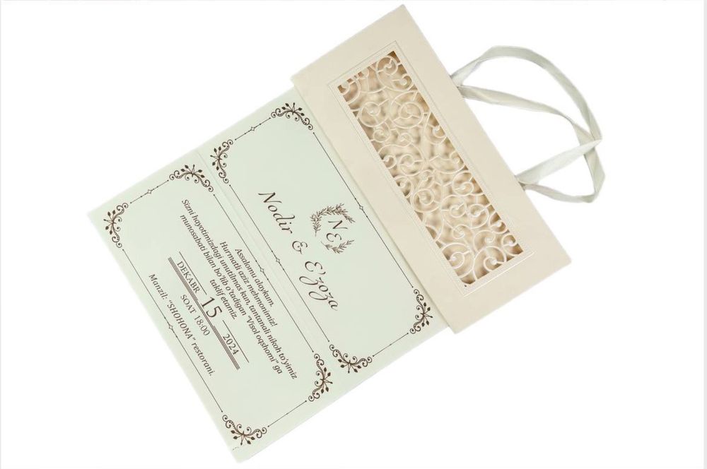 Пригласительные, Taklifnomalar, Таклифномалар