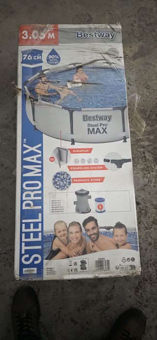 Piscina rotunda Bestway Steel Pro Max

pompă de filtrare

fil