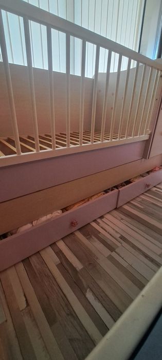 Детско легло с шкафове и две чекмеджета BERTONI