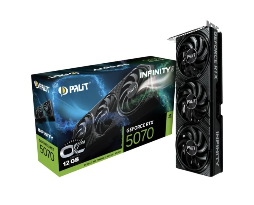 Placă Video RTX 5070 Infinity, stare aproape impecabilă.