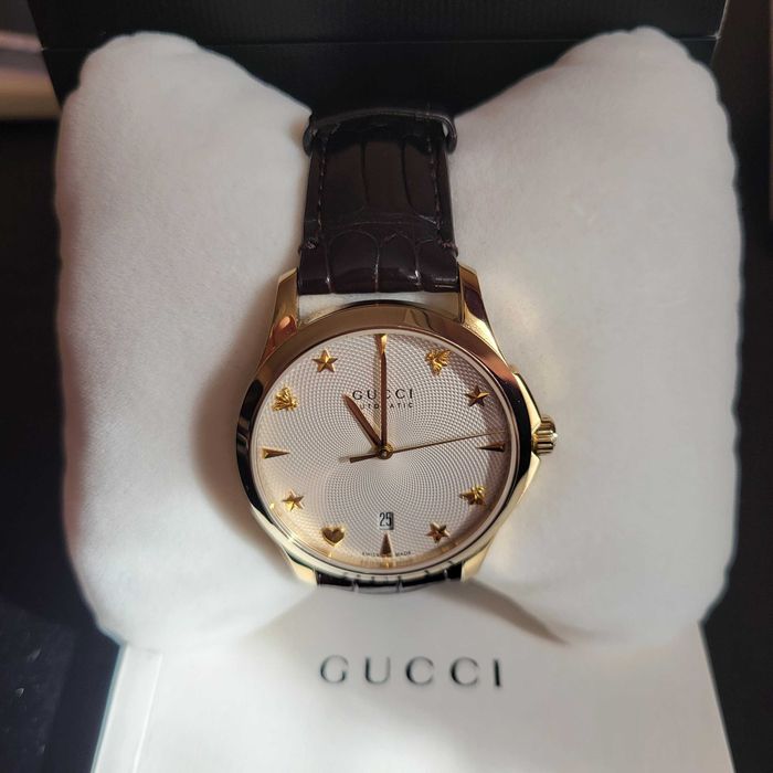 Gucci GG Часовник G-Timeless Automatic Swiss Watch - YA126470