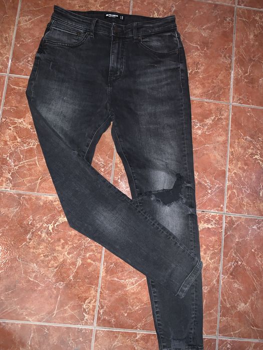 Blugi Pull and Bear slim fit ca noi fara uzura purtati doar o data