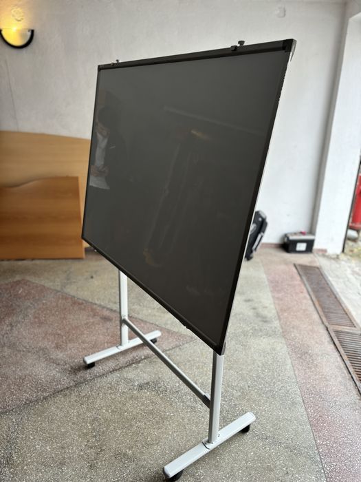 Tabla white board 120x90 cm cu stativ