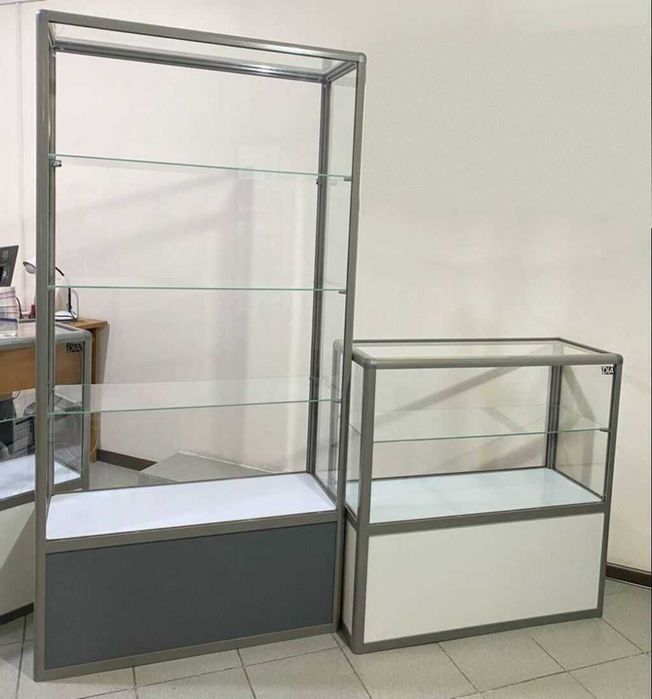 Прилавок витрина, стеклянная, metal oynaly vitrina va prilavkalar