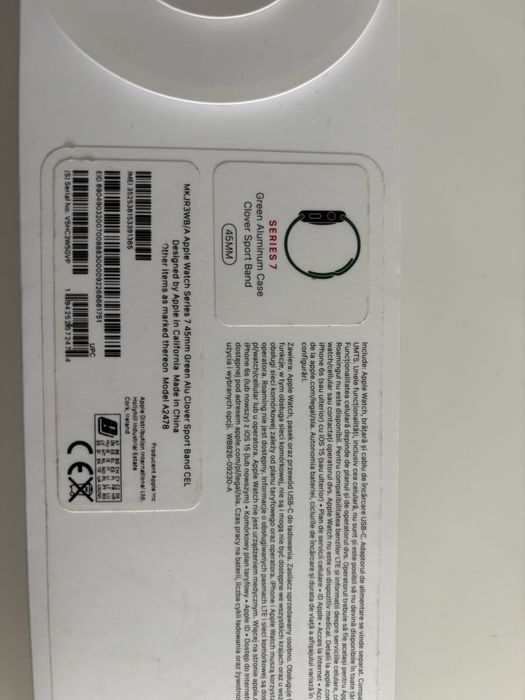 Apple Watch Series 7 45MM Green LTE