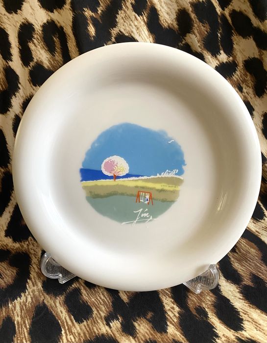 Тарелки с пейзажем