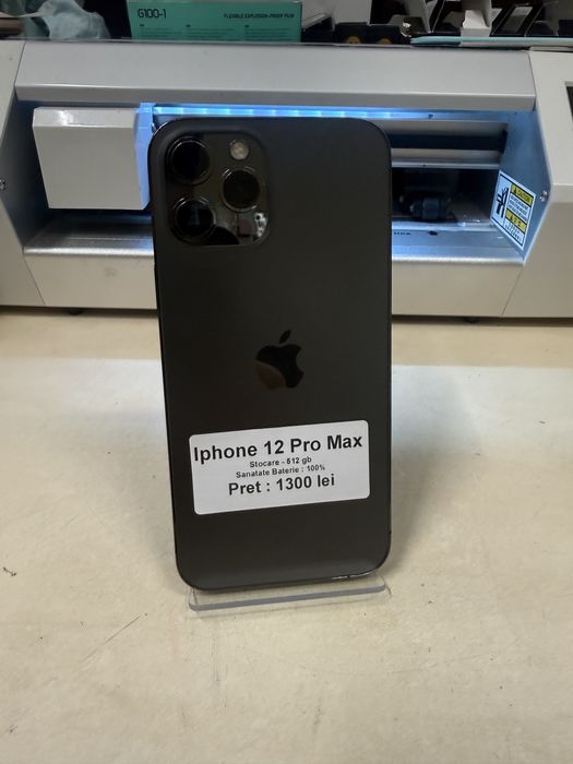 Iphone 12 pro max / 512 gb / 100% baterie / garantie / LA REDUCERE