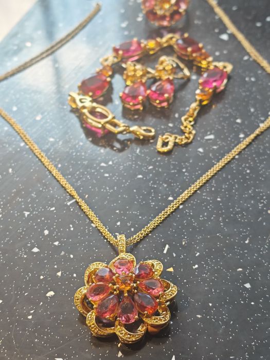 Set bijuterii placate aur 18K