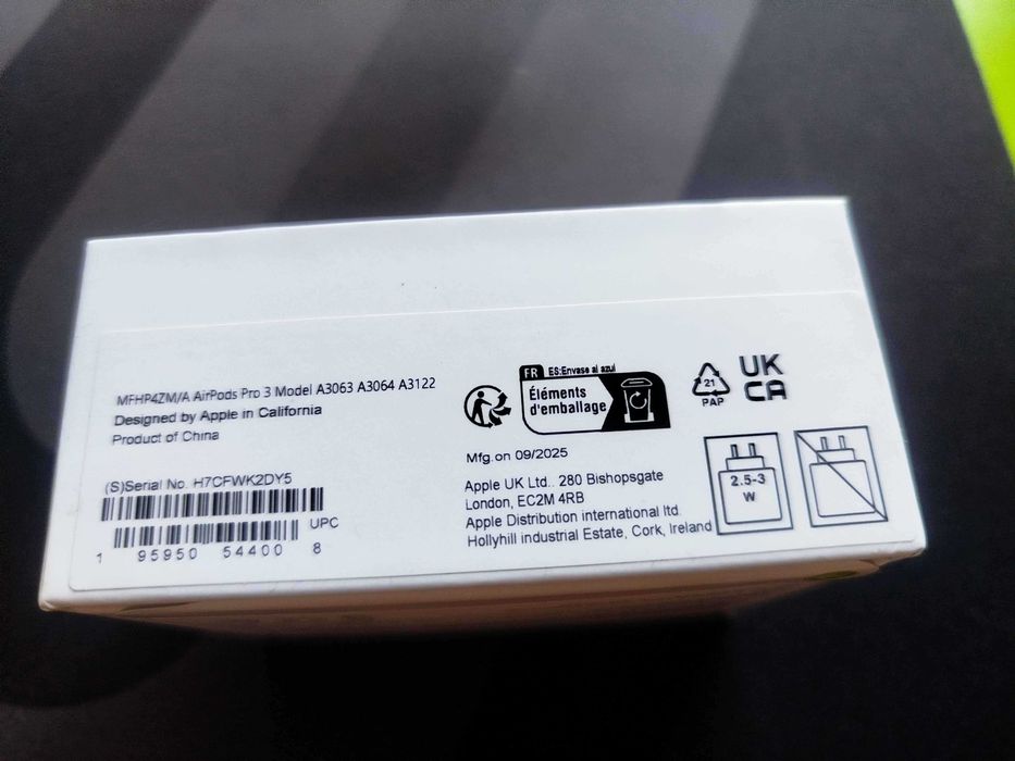 Airpods Pro 3 чисто нови неразпечатани