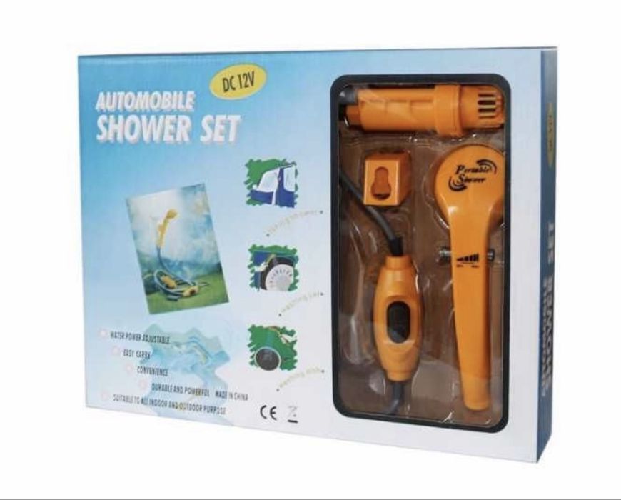 Преносим портативен душ за къмпинг, риболов, плаж и други.