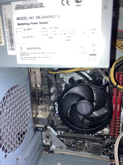 Компьютер: am4, ryzen 3200g, 8gb.