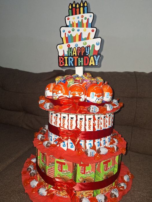 Torturi din dulciuri-cadoul perfect pentru cei mici.