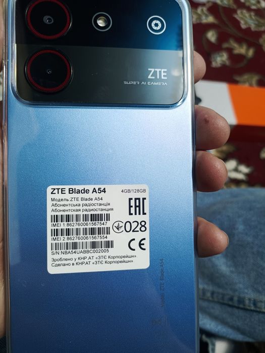 ZTE blade A54 телефон