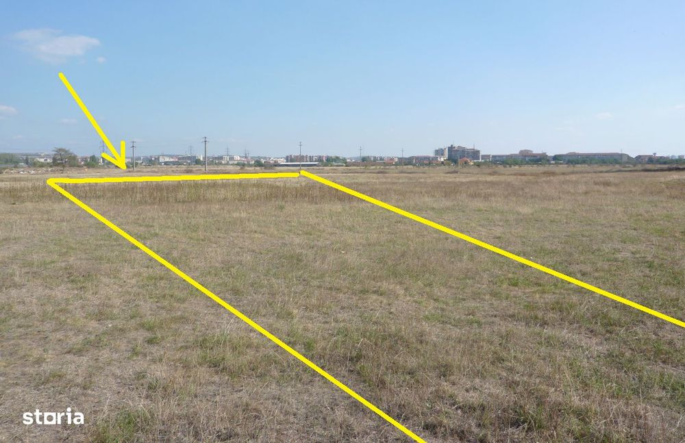 Vand teren intravilan Iosia (Oradea) 4 200 mp sau 2 100 mp