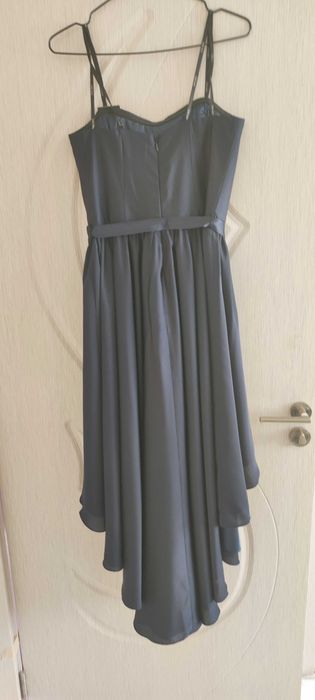 Официална рокля тъмно синя