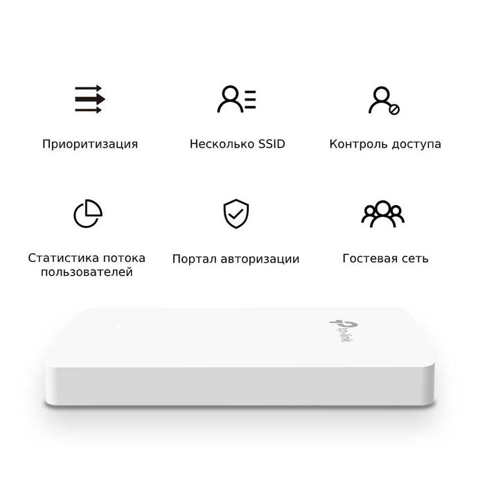 TP-Link Omada EAP235-Wall /AC1200 Встраиваемая в стену точка дост/ 1.4