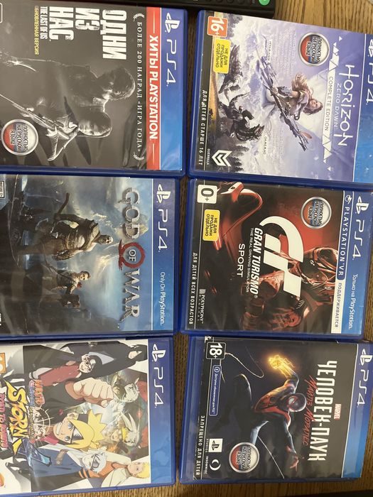 PS4 Pro 1 ТБ + 6 игр , в отличном Состоянии